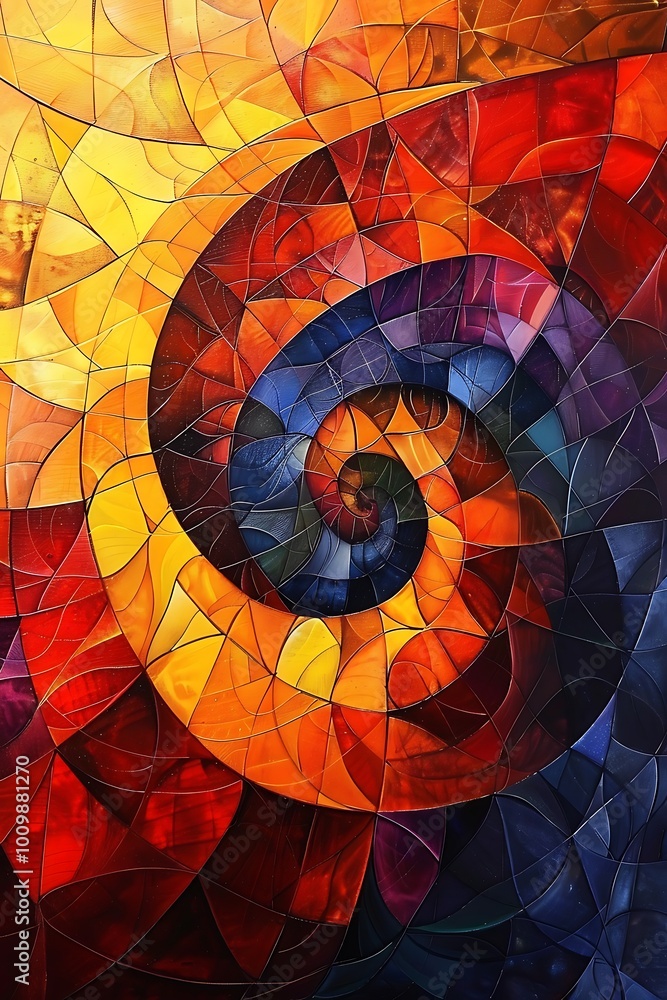 Poster a dynamic abstract background featuring graceful swirling lines, capturing the essence of fluid moti