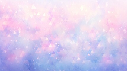 colorful pastel pink blue  Tones Geometric Triangles Grainy Texture. background with Subtle Gradients and Muted Colors  