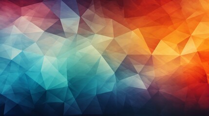 Obraz premium colorful Tones Geometric Triangles Grainy Texture. background with Subtle Gradients and Muted Colors 