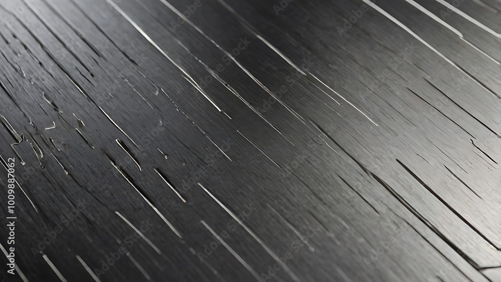 Poster abstract gray metallic texture with a horizontal striped pattern composed of evenly spaced, parallel