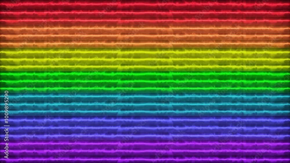 Wall mural rainbow electricity lasers background 4k loop features rainbow colored laser beams across the screen
