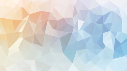Fototapeta premium Abstract pink blue neutral tones featuring geometric triangles and a grainy texture. This background showcases subtle gradients and muted colors