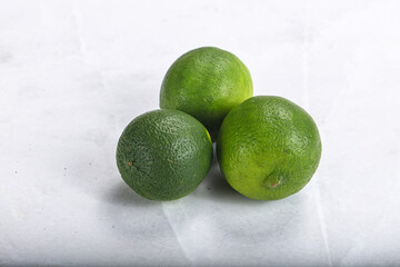Green sour tropical Lime fruit