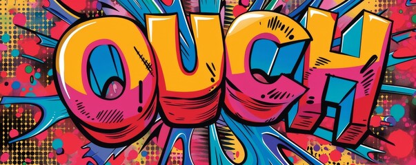 Obraz premium Eye-catching pop art background with 