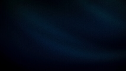 Obraz premium A dark, grainy gradient of deep blue and subtle green tones, evoking a sense of mystery and calm. Perfect for digital backdrops and artistic compositions