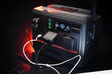 battery inverter charging station for home and apartment 600 watts 12 volts 220 volts video 4k in...