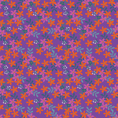 seamless pattern with pink narcissus, floral background, daffodil contour pattern