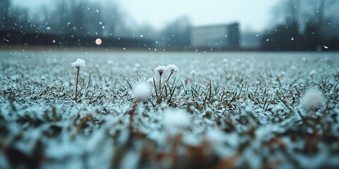 Winter wallpaper wallpapers background backgrounds with sun, sunny, grass, snow, ice, frost and bokeh