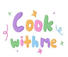 Doodle Hand drawn cook with me