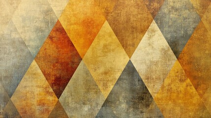Orange mustard amber hot fire gold yellow lemon Tones Geometric Triangles Grainy grunge  Texture. background with Subtle Gradients and Muted Colors 