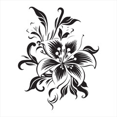 lily of the valley, flower, floral, nature, vector, illustration, leaf, pattern, flowers, plant, design, decoration, spring, art, ornament, summer, blossom, bouquet, element, flora, card, beauty, wall