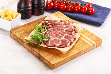 Italian pork sausage - prosciutto crudo