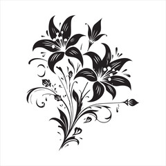 lily of the valley, flower, floral, nature, vector, illustration, leaf, pattern, flowers, plant, design, decoration, spring, art, ornament, summer, blossom, bouquet, element, flora, card, beauty, wall