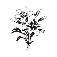 lily of the valley, flower, floral, nature, vector, illustration, leaf, pattern, flowers, plant, design, decoration, spring, art, ornament, summer, blossom, bouquet, element, flora, card, beauty, wall