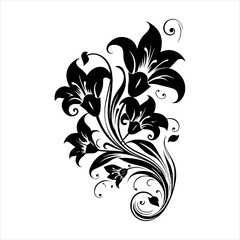 lily of the valley, flower, floral, nature, vector, illustration, leaf, pattern, flowers, plant, design, decoration, spring, art, ornament, summer, blossom, bouquet, element, flora, card, beauty, wall