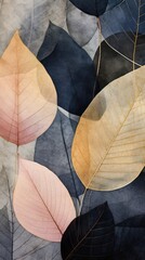 Dark lines leaves texture plant leaf.