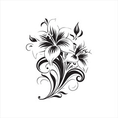 lily of the valley, flower, floral, nature, vector, illustration, leaf, pattern, flowers, plant, design, decoration, spring, art, ornament, summer, blossom, bouquet, element, flora, card, beauty, wall