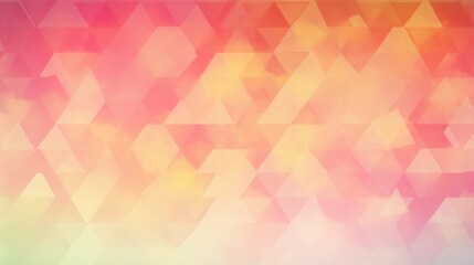 Obraz premium red pink green orange yellow and purple colorsTones Geometric Triangles Grainy Texture. background with Subtle Gradients and Muted Colors 