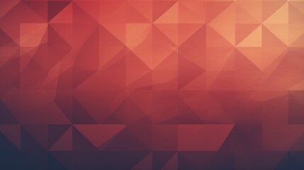 Obraz premium red Tones Geometric Triangles Grainy Texture. background with Subtle Gradients and Muted Colors