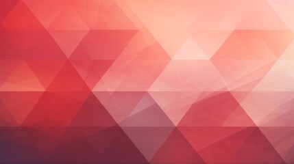 Obraz premium red Tones Geometric Triangles Grainy Texture. background with Subtle Gradients and Muted Colors
