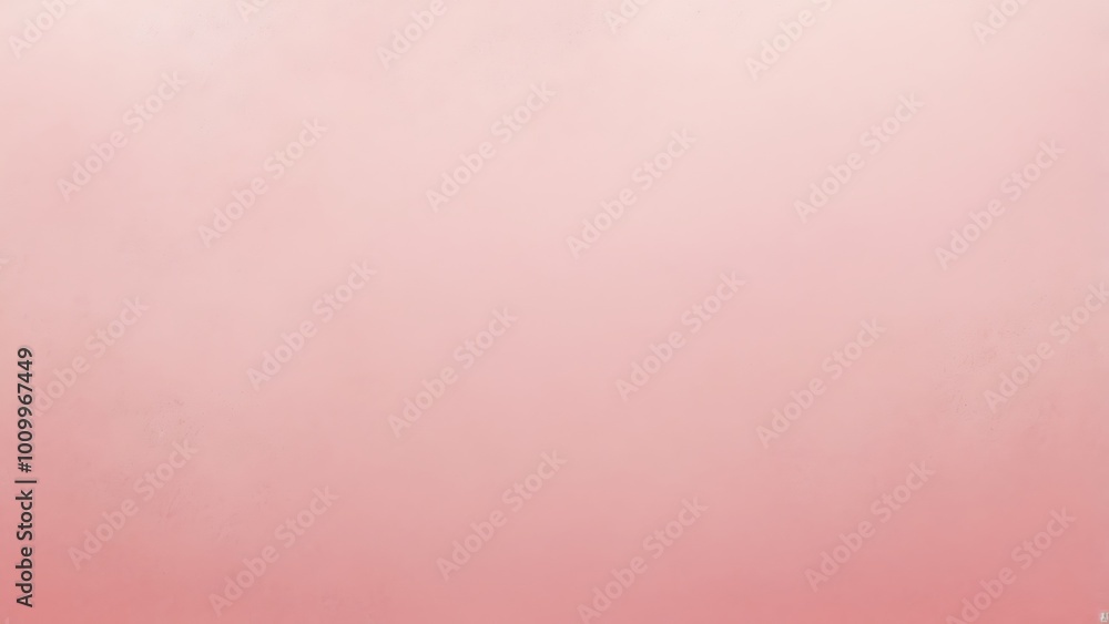 Poster vintage abstract grungy textured gradient background of a soft pink blank old paper with a smooth tr