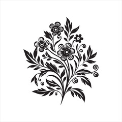 lily of the valley, flower, floral, nature, vector, illustration, leaf, pattern, flowers, plant, design, decoration, spring, art, ornament, summer, blossom, bouquet, element, flora, card, beauty, wall