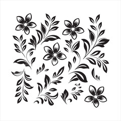 lily of the valley, flower, floral, nature, vector, illustration, leaf, pattern, flowers, plant, design, decoration, spring, art, ornament, summer, blossom, bouquet, element, flora, card, beauty, wall