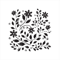 lily of the valley, flower, floral, nature, vector, illustration, leaf, pattern, flowers, plant, design, decoration, spring, art, ornament, summer, blossom, bouquet, element, flora, card, beauty, wall