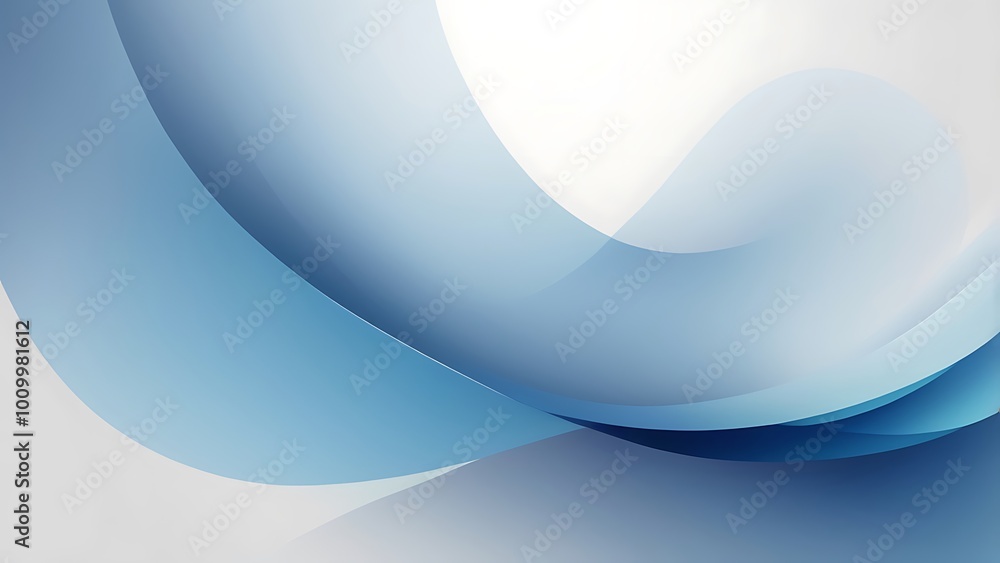 Aufkleber abstract gradient illustration textured background featuring a swirling blue, white and black waves,