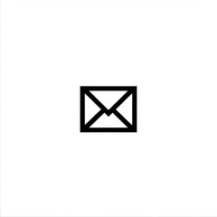 Envelope Icon, Minimal Simple Logo