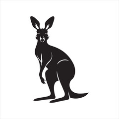 kangaroo illustration, animal, rabbit, cartoon, vector, illustration, bunny, kangaroo, donkey, mammal, hare, funny, easter, cute, art, silhouette, isolated, drawing, nature, white, character, farm, 