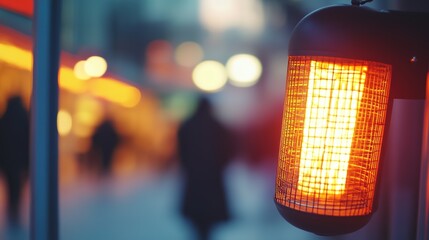 Portable Electric Heater for Home Use,This image features a sleek and modern portable electric heater designed for home use. The heater showcases a compact design with adjustable temperature settings