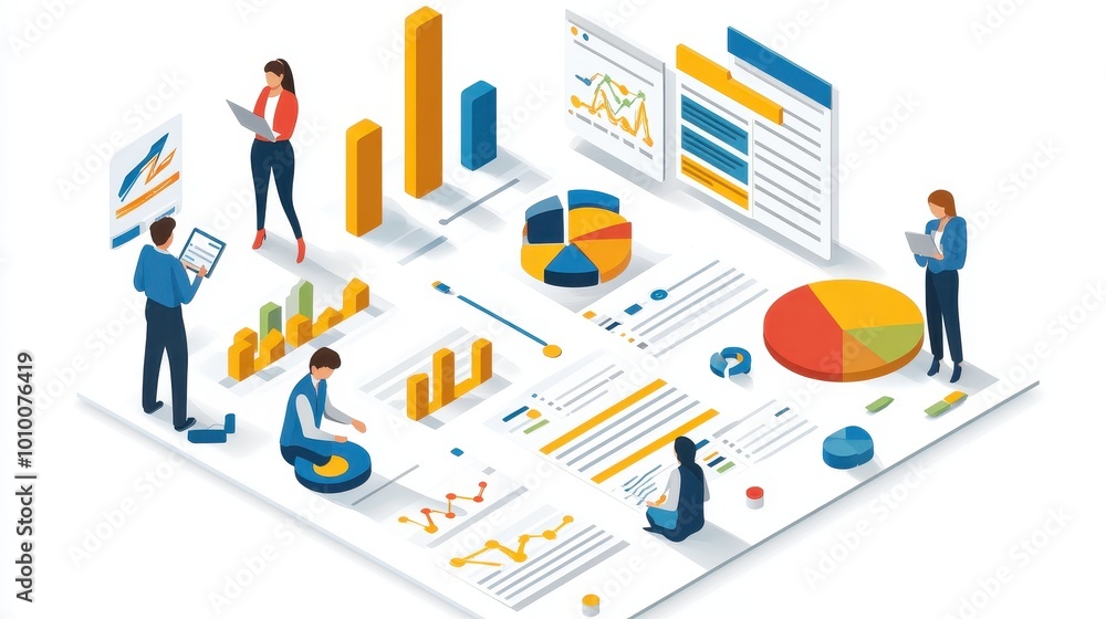 Poster visualizing business analytics: a comprehensive data presentation