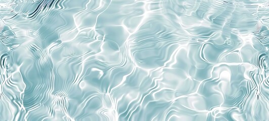 Sunlight patterns on tranquil water surface.