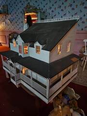 house in the night