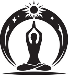 Modern Yoga Silhouette Art: Stunning Designs for Health & Meditation