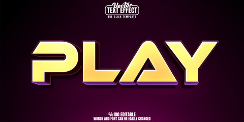 Play editable text effect, customizable game and fun 3d font style