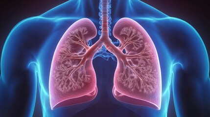 Human Respiratory Health Lung Anatomy