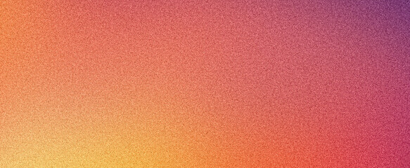 Pink orange purple grainy gradient background, smooth abstract noise texture banner poster backdrop design