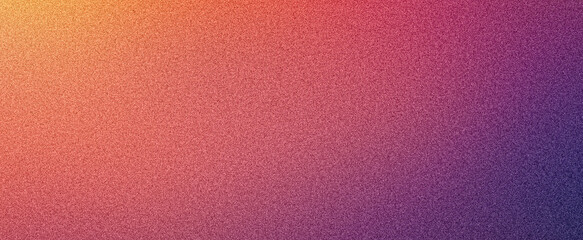 Pink orange purple grainy gradient background, smooth abstract noise texture banner poster backdrop design