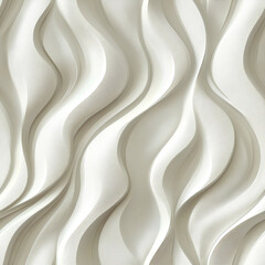 Abstract White Wavy Pattern Texture Background