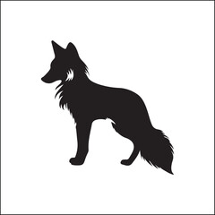 fox in the woods,animal, dog, cartoon, vector, illustration, fox