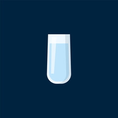 water glass icon vector illustration