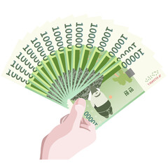 1만원 지폐 돈 일러스트