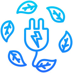 Fototapeta premium Green Energy Icon