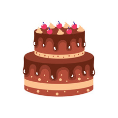 chocolate cake birthday party