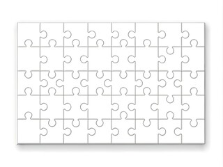 A blank square puzzle template with removable pieces and a subtle grid pattern, perfect for creating custom puzzles, brain teasers, or visual representations.