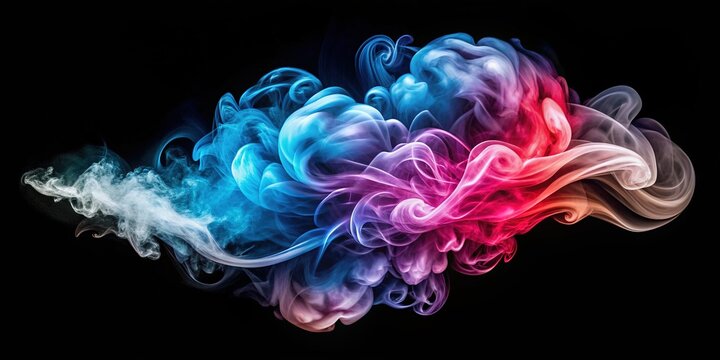 A stylized, abstract logo featuring swirling vapor clouds and wispy smoke trails, symbolizing the fusion of vape culture and smoking aesthetics in modern design.