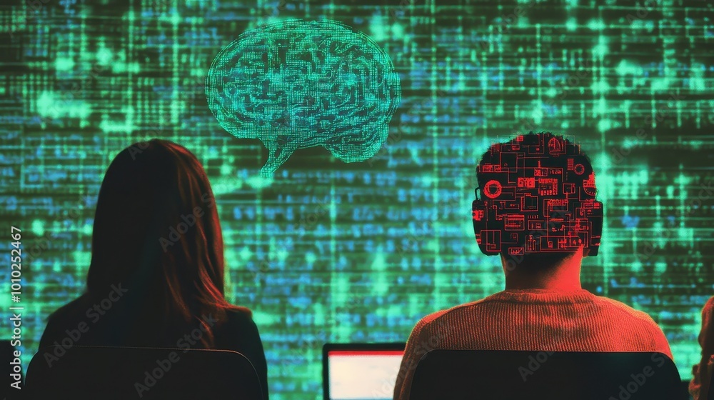 Aufkleber the synergy of mind and machine: exploring the intersection of artificial intelligence and the human