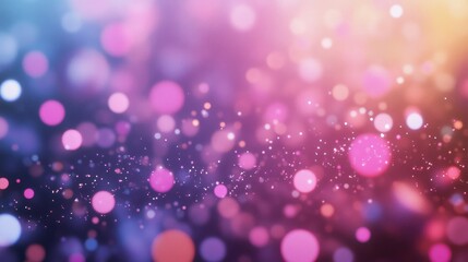 Particle symphony in abstract hues.